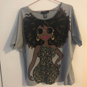 Curvy Girl Graphic Tee